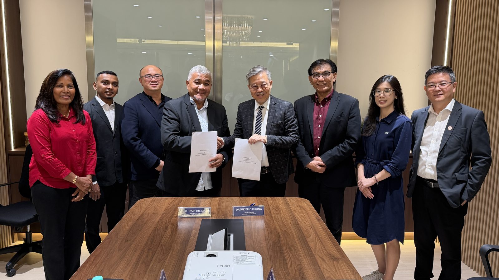 Erican and Malaysian Association for Education (MAE) leaders mark their partnership for AI Unlocked 2026